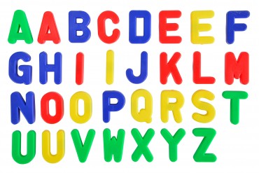 Art & Fun Magnet - 31 Großbuchstaben- magnetische Buchstaben - Magnetbuchstaben 
