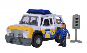 Simba Sam Polizeiauto 4x4 mit Figur - Feuerwehrmann 