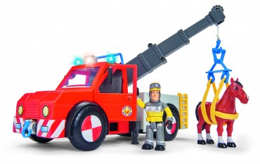 Simba Feuerwehrmann Rettungsfahrzeug Phoenix mit Figur und Pferd 