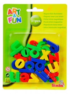 Art & Fun Magnet - Kleinbuchstaben - magnetische Buchstaben - Magnetbuchstaben 