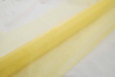 Organza gelb 10 m x 70 cm - Stoff zum Dekorieren 