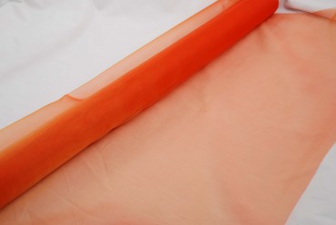 Organza orange 70 cm x 10 m 2-Ton  - Tischdeko - Dekoration 