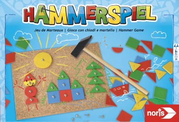 Noris Hammerspiel - Kinderspiel Kreativität und Geschicklichkeit, Motorik 
