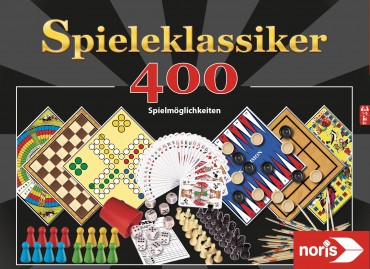 Noris Spielesammlung 400 Spielmöglichkeiten, Spieleklassiker, Gesellschaftsspiel 