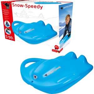 BIG Schnee-Bob Snow Speedy hellblau – Outdoor Winterspielzeug 