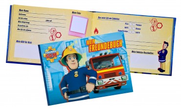Feuerwehrmann Sam Fireman Sam Freundebuch - Feundschaftsbuch Tagebuch 
