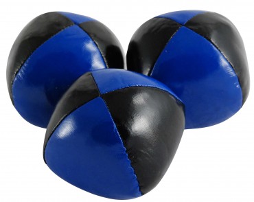 Jonglierball 6,3 cm, Bean Bag- schwarz - blau 
