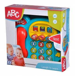 ABC buntes Telefon - Babyspielzeug, Spieltelefon, Lerntelefon mit verschiedenen Sounds 