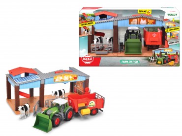 Farm Station - Bauernhof Station mit Traktor - Dickie Toys 