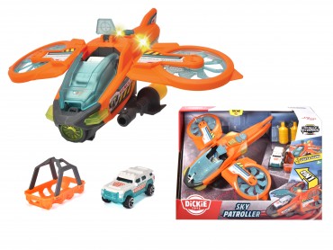 Dickie Toys - Rescue Hybrids - Transformator Fahrzeug - Sky Patroller 