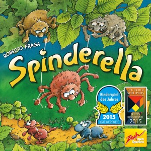Zoch - Spinderella - Kinderspiel des Jahres 2015 - kindgerechtes Wettlaufspiel 