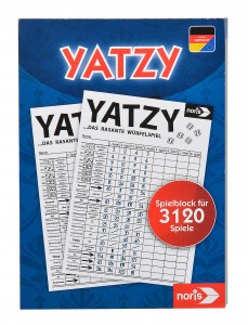 Yatzy Spielblock 