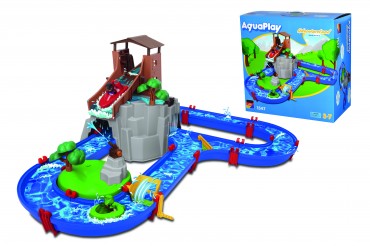 AquaPlay AdventureLand als Komplettes Wasserbahn Spiel Set - Wasserspielzeug 