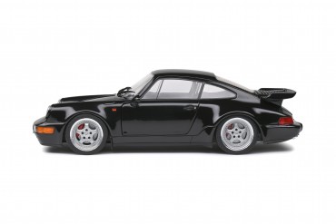 Porsche 911 (964) schwarz  1:18 Solido Modellauto Metall - Sammlerauto 