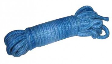 Zauberseil, 10 m x 10 mm, blau, Baumwolle  