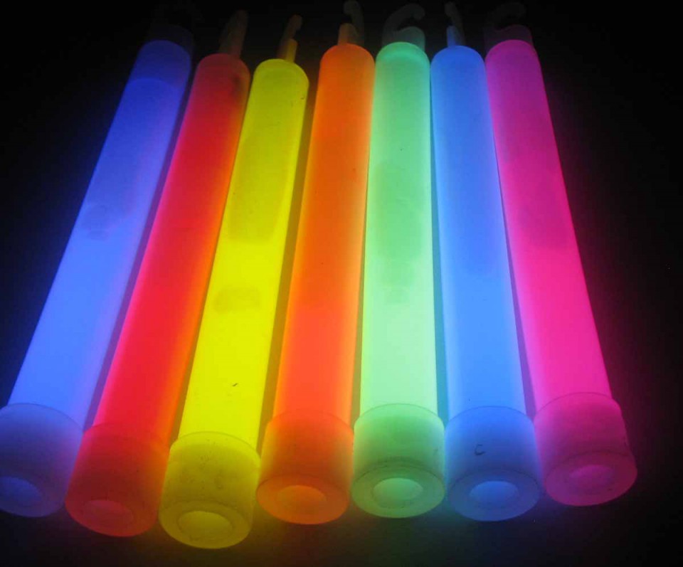 30 x Knicklichter Knicklicht 150 x 15 mm 5 Farben Glowstick Party-Leuchtstab 