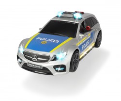 Polizeiauto 1:16 Licht Sound Heckklappe 30 cm lang Mercedes-AMG E43 